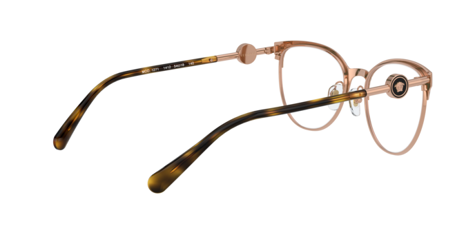 Versace VE1271 in Pink Gold / Demo Lens (1412) - Temple Detail
