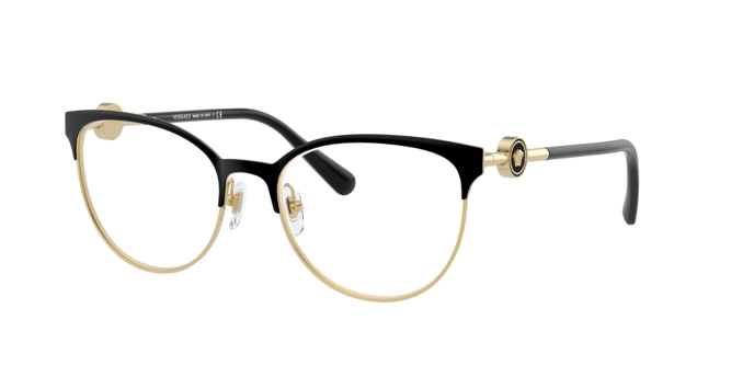 Versace VE1271 in Black/Gold / Demo Lens (1433) - Alternate View