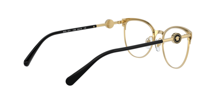 Versace VE1271 in Black/Gold / Demo Lens (1433) - Alternate View