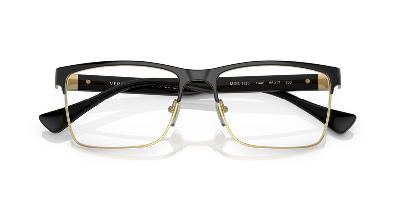 Versace VE1285 in Black / Demo Lens (1443) - Side View