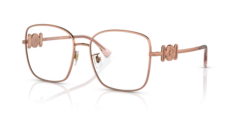 Versace VE1286D in Rose Gold / Demo Lens (1412) - Front View
