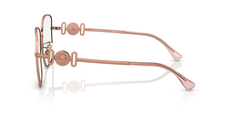 Versace VE1286D in Rose Gold / Demo Lens (1412) - Back View