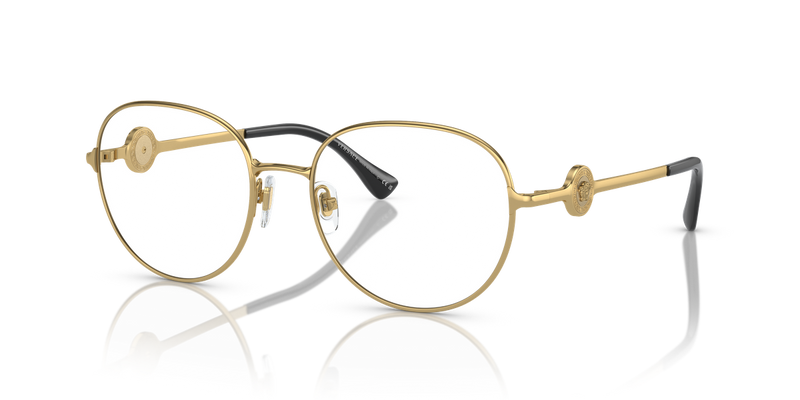 Versace VE1288 in Gold / Demo Lens (1002) - Front View