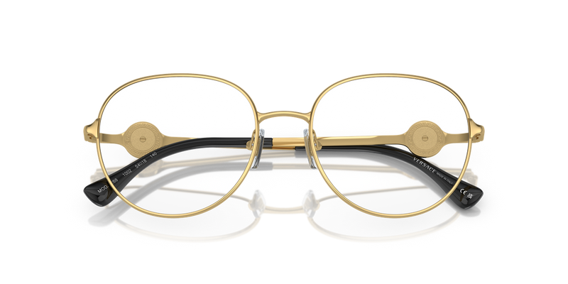 Versace VE1288 in Gold / Demo Lens (1002) - Side View
