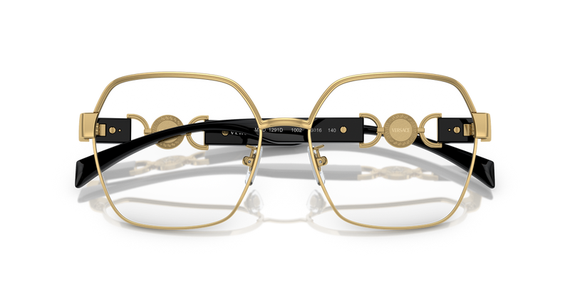 Versace VE1291D in Gold / Demo Lens (1002) - Side View