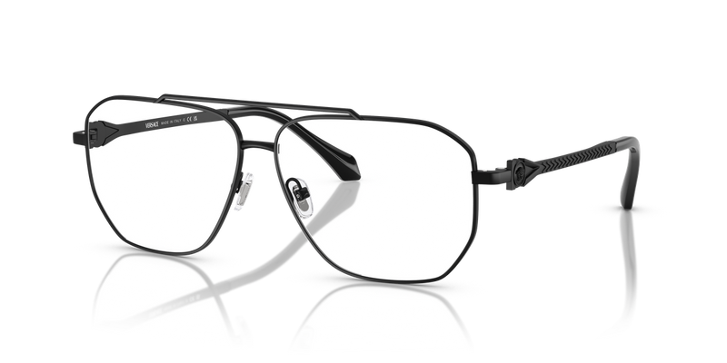 Versace VE1307 in Matte Black / Demo Lens (1436) - Alternate View
