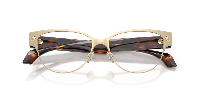 Versace VE1318 in Pale Gold / Demo Lens (1252) - Side View