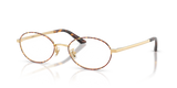 Gold Versace/Havana / Clear (1525)