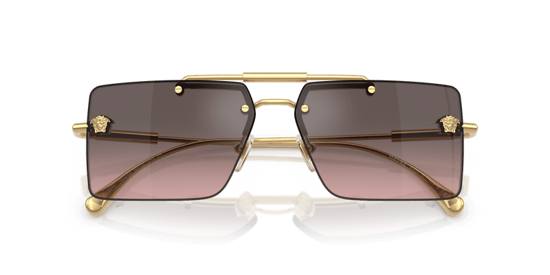 Versace VE2245 in Gold / Pink Gradient Grey Flash Silver (100258) - Alternate View