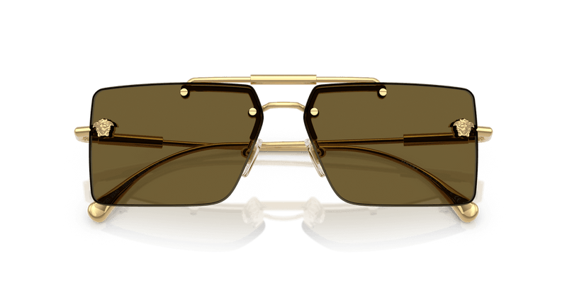 Versace VE2245 in Gold / Dark Brown (100273) - Side View