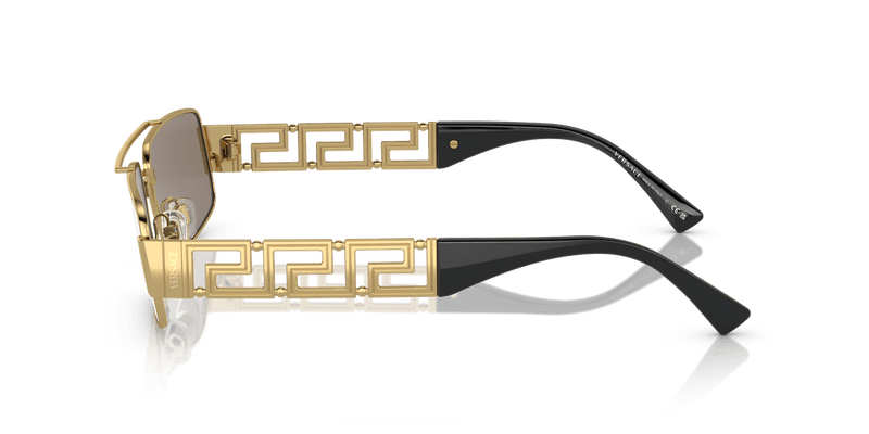 Versace VE2257 in Gold / Light Brown Mirror Dark Gold (10025A) - Alternate View