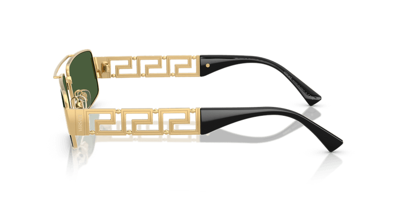 Versace VE2257 in Gold / Dark Green (100271) - Temple Detail