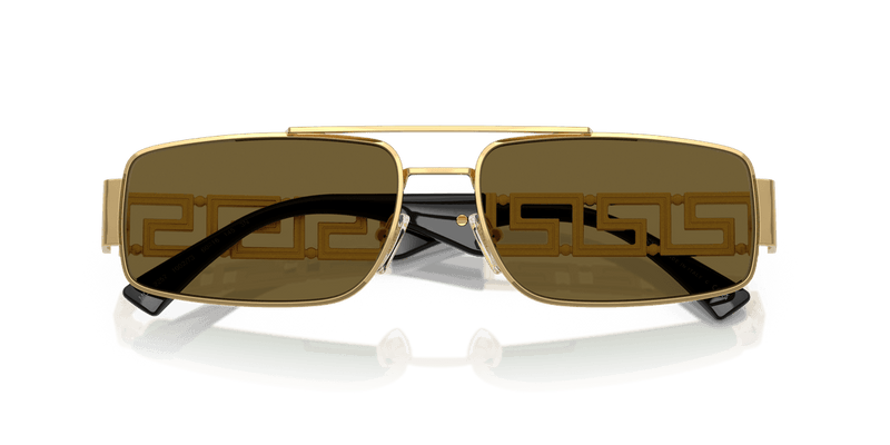 Versace VE2257 in Gold / Dark Brown (100273) - Alternate View