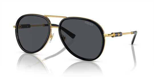 Versace VE2260 - Black / Dark Grey (100287)