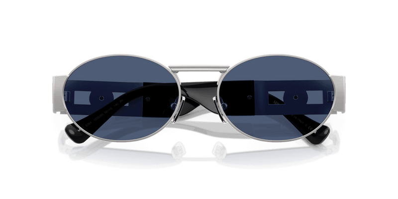 Versace VE2264 in Silver / Dark Blue (100080) - Front View