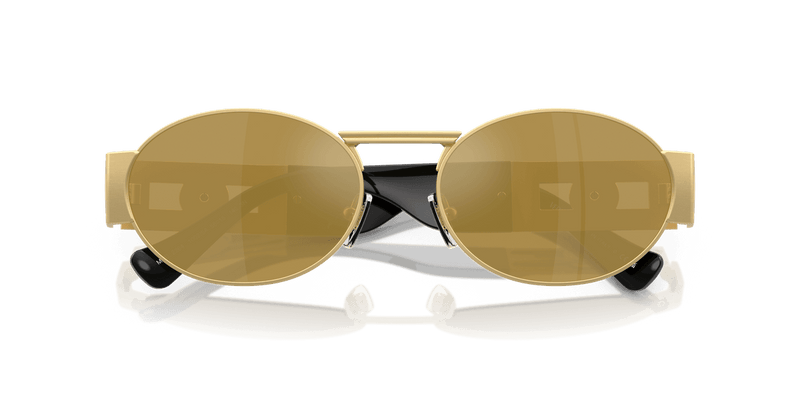 Versace VE2264 in Gold / Brown Mirror Gold (10025A) - Front View