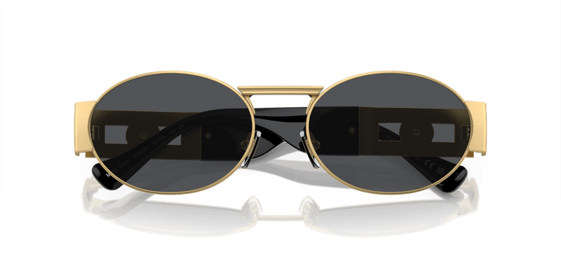Versace VE2264 in Matte Gold / Dark Grey (100287) - Alternate View