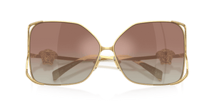 Gold / Gradient Brown Mirror Silver (1002B8)