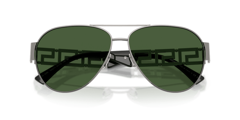 Versace VE2289 in Gunmetal / Dark Green (100071) - Alternate View