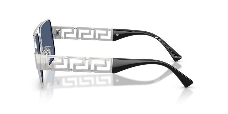 Versace VE2290 in Silver / Dark Blue (100180) - Alternate View