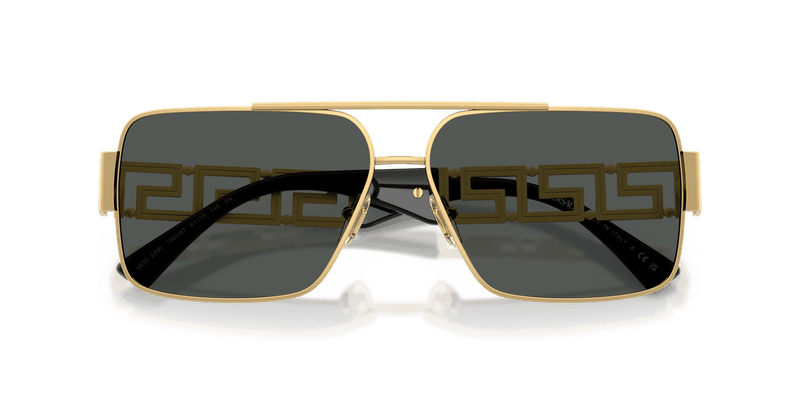 Versace VE2290 in Gold / Dark Grey (100287) - Side View
