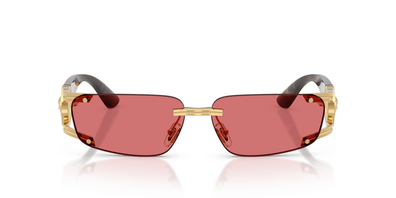 Versace VE2291 in Gold / Red Hiper 8 (100275) - Alternate View