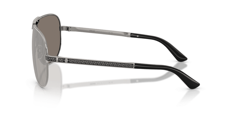 Versace VE2293 in Gunmetal / Light Grey Mirror Silver (10016G) - Alternate View