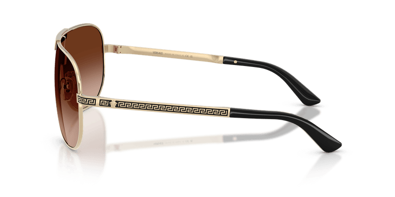 Versace VE2293 in Pale Gold / Brown Gradient (125213) - Alternate View