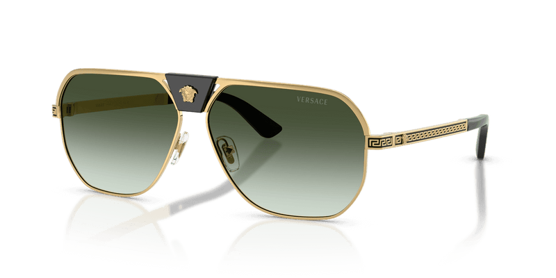 Versace VE2294 in Gold / Green Gradient (10028E) - Alternate View