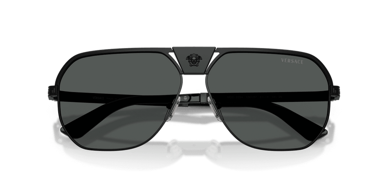 Versace VE2294 in Matte Black / Dark Grey (126187) - Alternate View