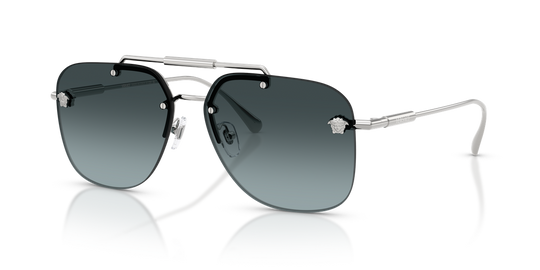 Versace VE2296 - Silver / Blue Gradient Grey (1000V1)