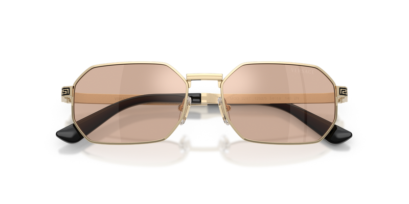 Versace VE2297 in Pale Gold / Light Pink Mirror Silver (1252/5) - Alternate View