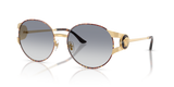 Gold Versace/Havana / Clear Gradient Blue (152579)