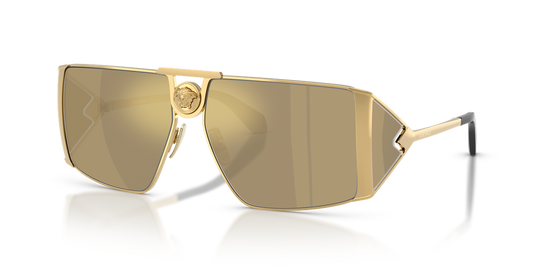Versace VE2305K - Gold Plated / Clear Mirror Real Yellow Gold (K00303)