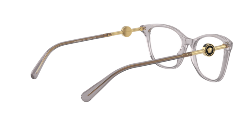 Versace VE3293 in Transparent Grey - Temple Detail