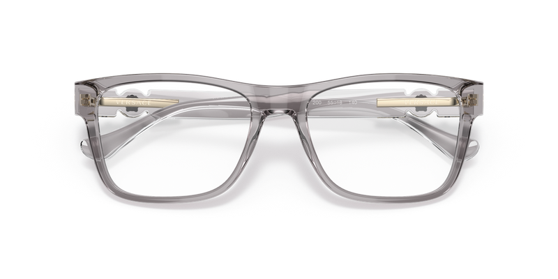 Versace VE3303 in Transparent Grey / Demo Lens (593) - Side View