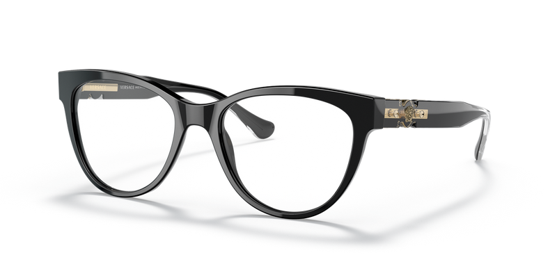 Versace VE3304 in Black / Demo Lens (GB1) - Alternate View
