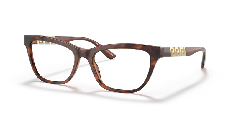Versace VE3318 in Havana Print Monogram / Demo Lens (5354) - Alternate View