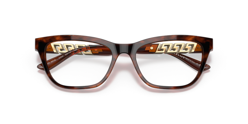 Versace VE3318 in Havana Print Monogram / Demo Lens (5354) - Alternate View