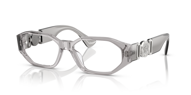 Versace VE3320U in Grey Transparent / Demo Lens (593) - Front View