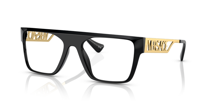 Versace VE3326U in Black / Demo Lens (GB1) - Front View