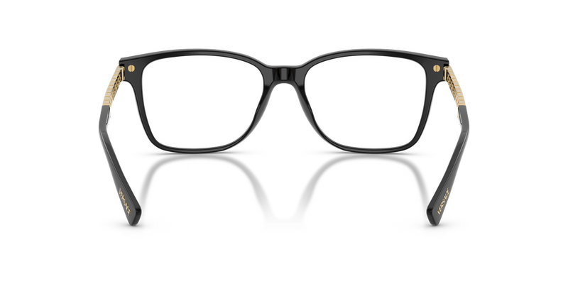 Versace VE3340U in Black / Demo Lens (GB1) - Temple Detail