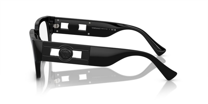 Versace VE3350 in Black / Demo Lens (5360) - Back View