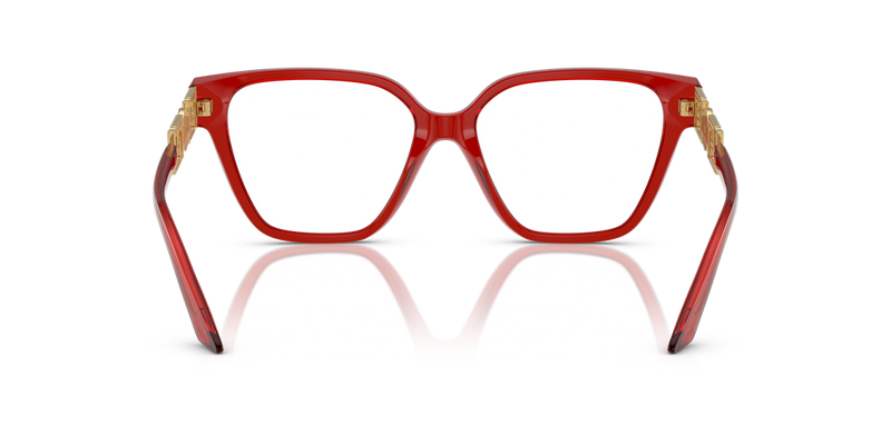 Versace VE3358BF in Transparent Red / Demo Lens (5476) - Temple Detail
