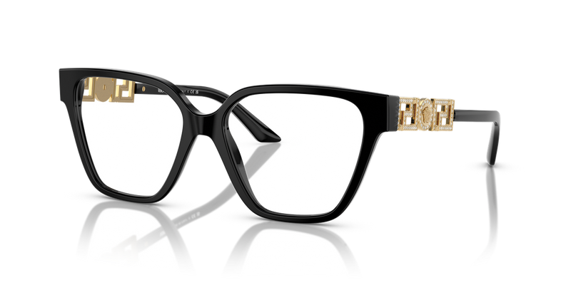 Versace VE3358B in Black / Demo Lens (GB1) - Alternate View