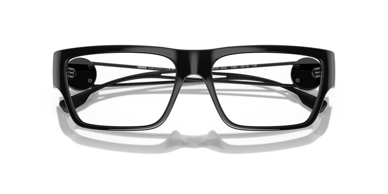 Versace VE3359 in Matte Black / Demo Lens (5360) - Side View
