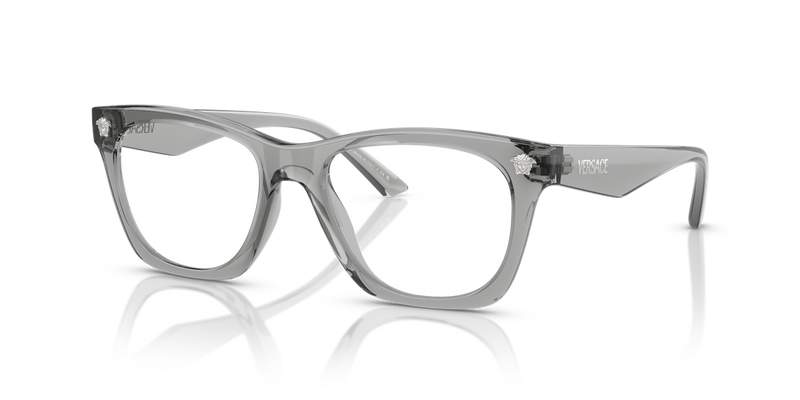 Versace VE3363U in Grey Transparent / Demo Lens (5496) - Alternate View