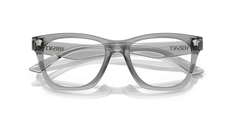 Versace VE3363U in Grey Transparent / Demo Lens (5496) - Alternate View