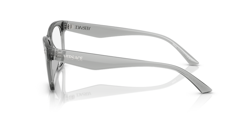Versace VE3363U in Grey Transparent / Demo Lens (5496) - Alternate View