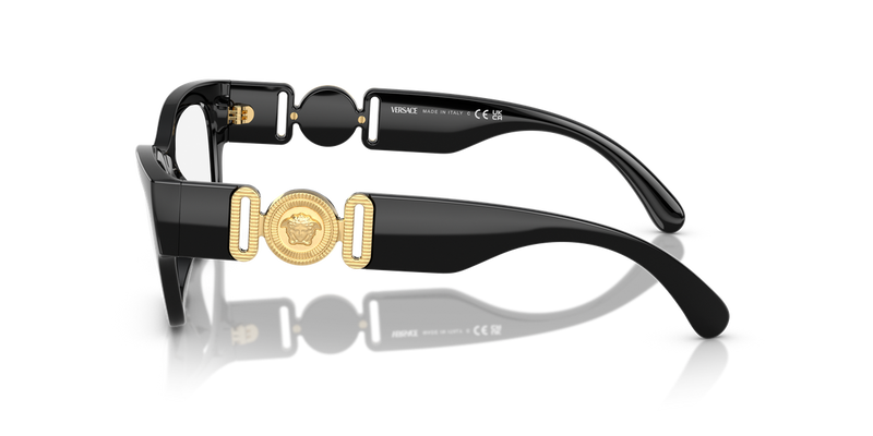 Versace VE3367U in Black / Demo Lens (GB1) - Alternate View
